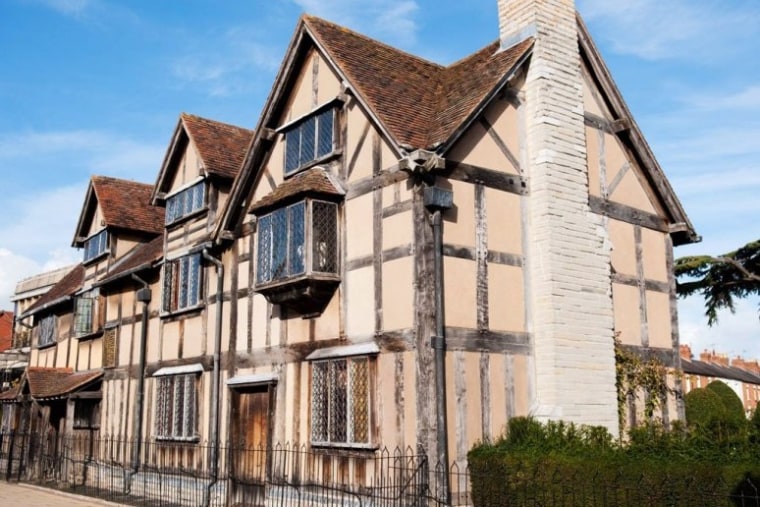William Shakespeare was born in this 16th-century half-timbered house, which has become a shrine for fans of The Immortal Bard.
